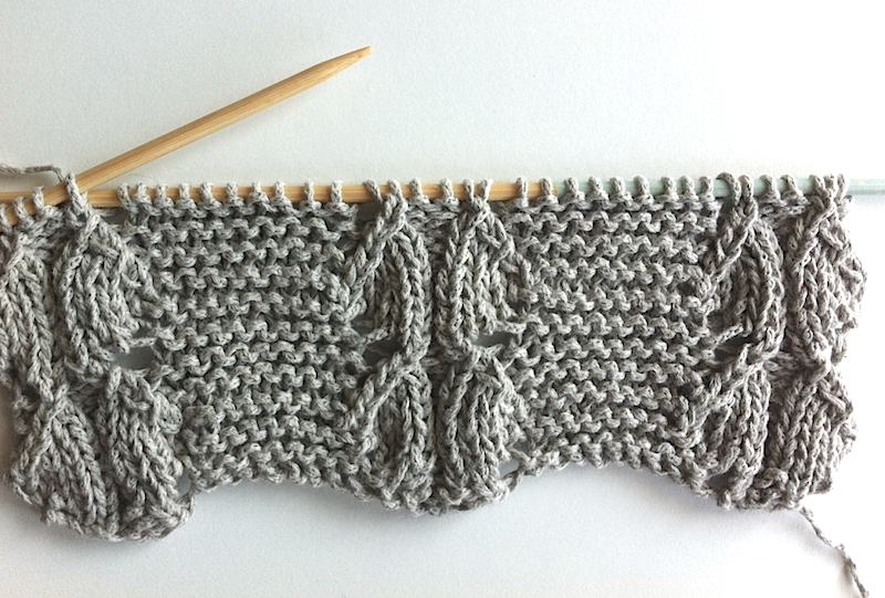Scallop stitch pattern